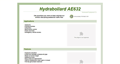 Desktop Screenshot of hydrabollard.com